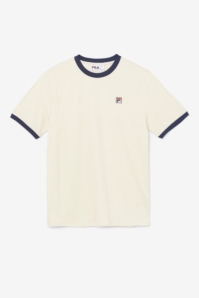 Fila Marconi Ringer T-Shirt Beige - Mens - 92183PYXF